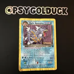 Prerelease Dark Gyarados Team Rocket Holo Rare 8/82 Pokemon Card WOTC PSA 1 - Image 1
