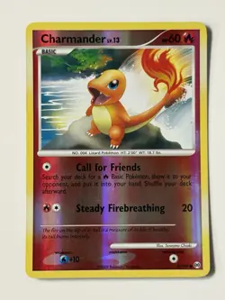 Pokemon Charmander Card 59/99 Platinum Arceus Reverse Holo Pokemon Card TCG LP - Image 1