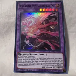 Dual Avatar Fists - Armored Ah-Gyo - PHRA-EN032 - Super Rare - 1st Edition Card - Image 1