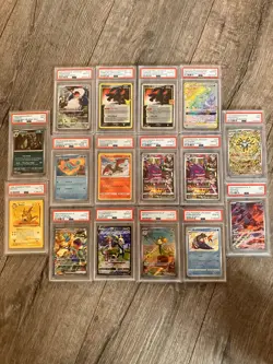 Pokemon PSA Graded 16 Card Bundle Mostly 10s, Gengar, Snorlax, Umbreon Gold star - Image 1
