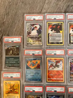 Pokemon PSA Graded 16 Card Bundle Mostly 10s, Gengar, Snorlax, Umbreon Gold star - Image 2