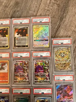 Pokemon PSA Graded 16 Card Bundle Mostly 10s, Gengar, Snorlax, Umbreon Gold star - Image 3