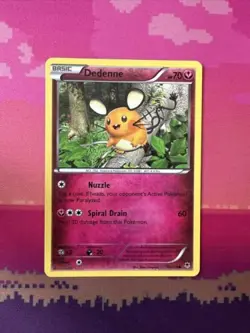Pokemon Card Dedenne Phantom Forces Common 70/119 Near Mint - Image 1