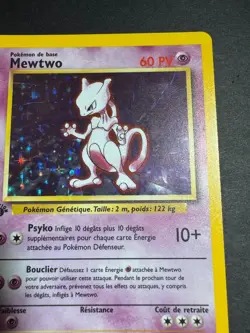 Mewtwo 10/102 1st Edition French Pokemon Card 1999 Base Set NM-Mint 🇫🇷 - Image 5