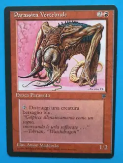 Magic the Gathering MTG Legends FBB SPINAL VILLIAN LP/EX ITALIAN Rare 1994 NICE - Image 1