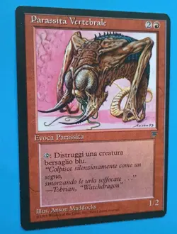Magic the Gathering MTG Legends FBB SPINAL VILLIAN LP/EX ITALIAN Rare 1994 NICE - Image 2