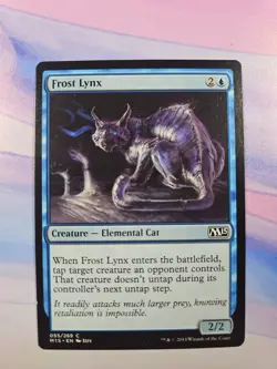 Magic the Gathering MTG 2015 Core Set | Frost Lynx 055/269 - Image 1