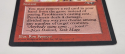 Magic the Gathering ~ MTG ~ 1x Pyrokinesis ~ Alliances ~ MP - Image 3