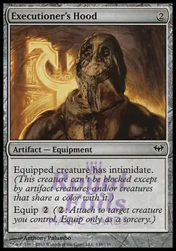 Executioner's Hood 4x FOIL DKA MTG Dark Ascension Common MINT artifact - Image 1