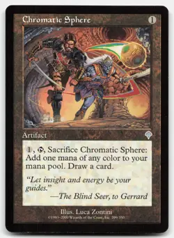 MTG Chromatic Sphere U Invasion 299 LP - Image 1