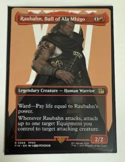 MTG: Raubahn, Bull of Ala Mhigo (Borderless) Final Fantasy Regular NM - Image 1
