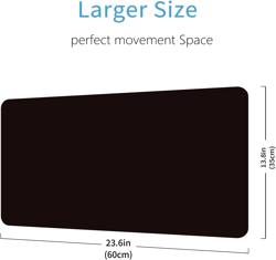 Black MTG Playmat - 24x14 Inches TCG Game Mat for Trading Card Games New - Image 2