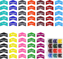 60 Pieces Color-Coded MTG Keyword Counters & Token Box Set for Card Games TCG - Image 1