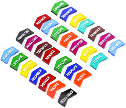 60 Pieces Color-Coded MTG Keyword Counters & Token Box Set for Card Games TCG - Image 4