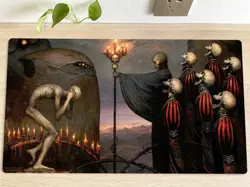 MTG Dirge of Dread Table Playmat TCG CCG Play Pad Trading Card Game Mat Mousepad - Image 1