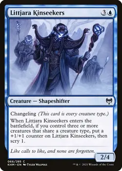 (2x FOIL) LITTJARA KINSEEKERS - Kaldheim - MTG Magic the Gathering Card - Image 1