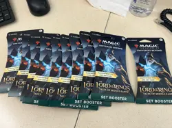MTG The Lord of the Rings: Tales of Middle-Earth Sleeved Set Booster 10 pack lot - Image 1