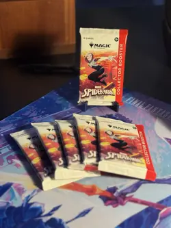 Sealed Magic The Gathering MTG Marvel's Spider-Man Collector Booster Pack - Image 1