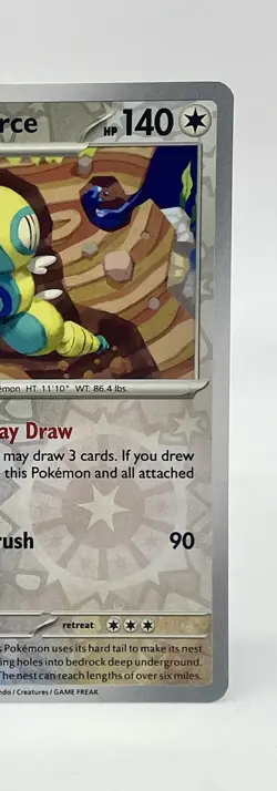 Dudunsparce 129/162 Reverse Holo Rare Temporal Forces Pokemon TCG Mint Unplayed - Image 4