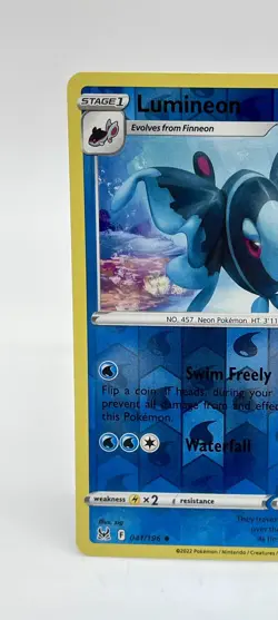 Lumineon 041/196 Lost Origin Reverse Holo Pokemon TCG Mint Unplayed - Image 3