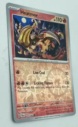 Heatmor 31/162 Reverse Holo Temporal Forces Pokemon TCG Mint Unplayed - Image 2