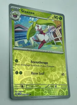Steenee 017/197 Reverse Holo Obsidian Flames Common Pokemon TCG Mint Unplayed - Image 2