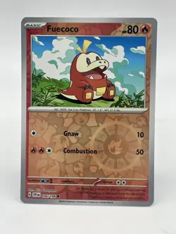 Fuecoco Scarlet & Violet 036/198 Fire Reverse Holo Pokemon TCG Mint Unplayed - Image 1