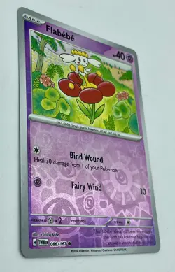 Flabebe 086/167 Reverse Holo SV06: Twilight Masquerade Pokemon TCG Mint Unplayed - Image 2