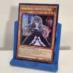 Ghost Belle & Haunted Mansion MP22-EN258 Platinum Secret Rare Yugioh TCG - Image 1
