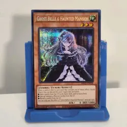 Ghost Belle & Haunted Mansion MP22-EN258 Platinum Secret Rare Yugioh TCG - Image 2