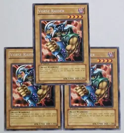 3 x YuGiOh TCG Vorse Raider Rare DPKB-EN008 1st Edition LP/NM - Image 1