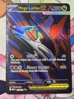 Mega Latias Ex 163 Full Art Pokemon TCG NM Mega Evolutions Ultra Rare Card - Image 1