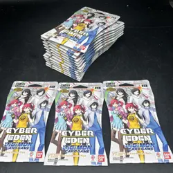 16x Digimon Card Game Cyber Eden Booster Packs #TH - Image 1