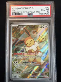 Eevee 173 Sv: Scarlet & Violet Promo Cards Holo PSA 10 Pokemon - Image 1