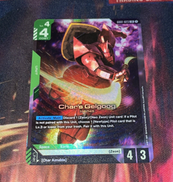 Gundam Card Game Char's Gelgoog Newtype Rising GD01-023 LR English - Image 1