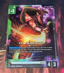 Gundam Card Game Char's Gelgoog Newtype Rising GD01-023 LR English - Image 2