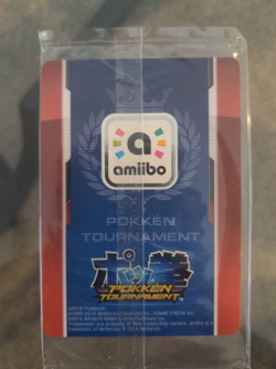 Shadow Mewtwo Amiibo Card for Pokken Tournament - Sealed, Near-Mint Condition - Image 2
