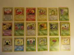 Pokemon Jungle Unlimited Complete Set 64/64 LP Cards English - Image 4