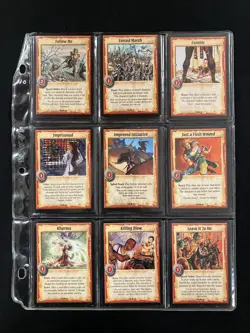 WARLORD Saga of the Storm CCG Lot of 278 cards 4 foils - Image 1