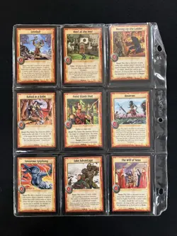 WARLORD Saga of the Storm CCG Lot of 278 cards 4 foils - Image 2