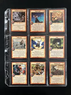 WARLORD Saga of the Storm CCG Lot of 278 cards 4 foils - Image 3