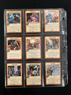 WARLORD Saga of the Storm CCG Lot of 278 cards 4 foils - Image 4
