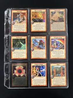 WARLORD Saga of the Storm CCG Lot of 278 cards 4 foils - Image 5