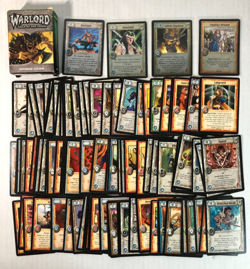 Warlord Saga of the Storm TCG/CCG Lot - 150 Cards Rare/Un/C - 4 Foil Ultra Rares - Image 1