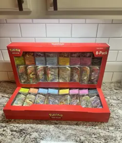 2x Pokemon TCG Prismatic Evolutions Costco 8 Mini-Tin Bundle w/ Promo Cards NEW - Image 2