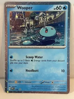 Wooper 155 Sv: Scarlet & Violet Promo Cards Holo NEAR MINT free shipping - Image 1