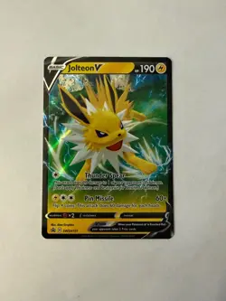 Pokemon Jolteon V SWSH151 SWSH: Sword & Shield Promo Cards Holo NM - Image 1