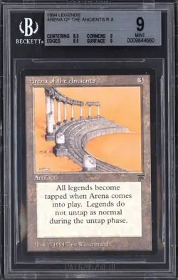 Arena of the Ancients | MTG Legends | BGS Beckett Graded 9 + MINT Magic - Image 1