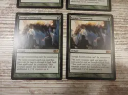 4x Savage Summoning - M14 - NM - English - TOP OOP MTG Playset Green Flash - Image 3