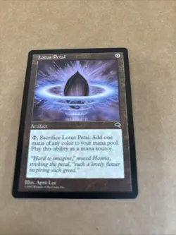 MTG Magic the Gathering Lotus Petal Tempest the List - Image 1